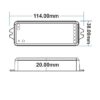 Sys-Pro RGB+CCT Funk Mesh PWM-Dimmer, 1-5 Kanal, 12-24V DC 5x3A