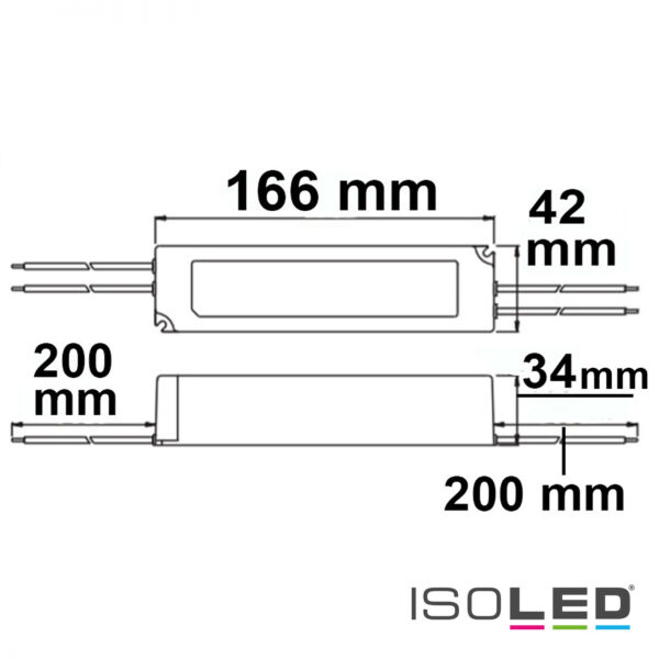 LED Trafo 24V/DC, 0-60W, IP67