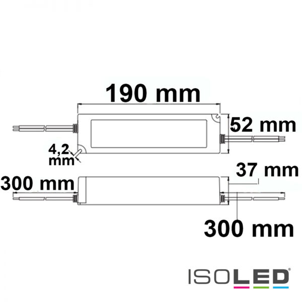 LED Trafo 24V/DC, 0-100W, IP67