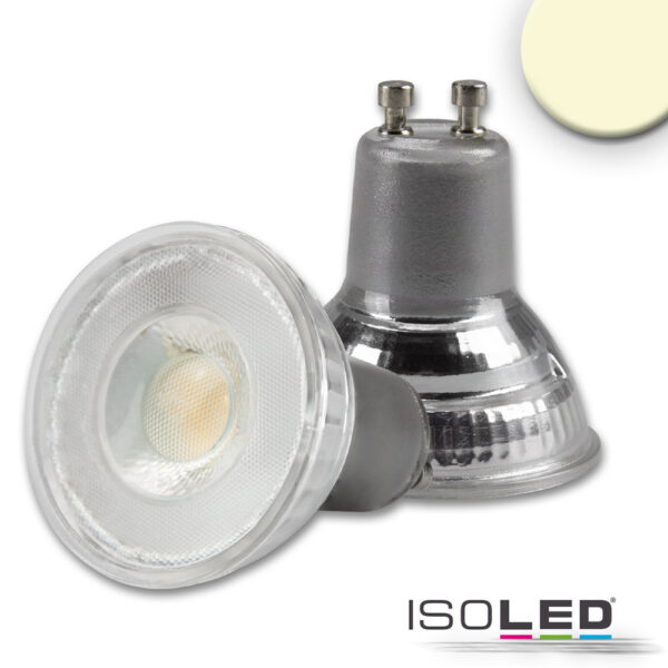 GU10 LED Strahler 5W, 45°, prismatisch, warmweiß, dimmbar, CRI90