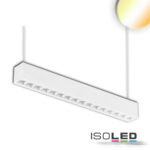 LED Aufbau/Hängeleuchte Linear Raster 20W, anreihbar, weiß, 3000|3500|4000K, inkl.Seil., exkl.Kabel