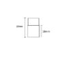 Kontakt-Verbinder mit Kabel (max. 5A) O1-212 für 2-pol. IP68 Flexstripes Breite 12mm und Pitch >8mm