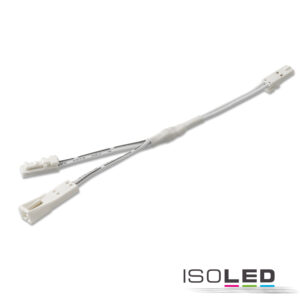 MiniAMP Linearsplitter 2 x male-Stecker / 1 x female-Buchse, 2-polig, weiß, max. 4A