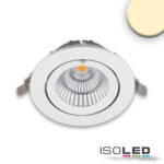 LED Shop-Downlight Sphere, 35W, ausschwenkbar, weiß, warmweiß
