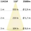 LED Fluter Prismatic 20W, neutralweiß, anthrazit, IP66
