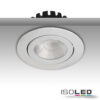 LED Einbaustrahler, weiß, 8W, 60°, rund, warmweiß, IP65, dimmbar