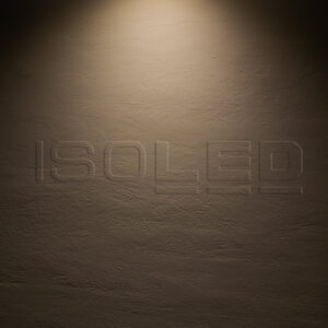 114145_2 LED Einbaustrahler, silber, 8W, 60°, rund, warmweiß, IP65, dimmbar