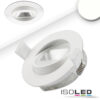 LED Einbaustrahler asymmetrisch COB, weiß, 8W, 50°, IP44, rund, neutralweiß, dimmbar