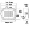 LED Fluter SMD 150W, 75°*135°, neutralweiß, IP66, 1-10V dimmbar
