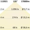 LED Fluter SMD 150W, 75°*135°, kaltweiß, IP66, 1-10V dimmbar
