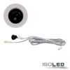 MiniAMP Einbauschalter Ein/Aus, female-Buchse und male-Stecker, 30cm+200cm, 2-polig, weiß, max. 5A