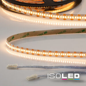 LED CRI925 MiniAMP Flexband, 12V DC, 6W, IP20, 2500K, 120cm, beids. 30cm Kabel + maleAMP, 300 LED/m