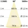 GU10 Vollspektrum LED Strahler 7W COB, 60°, 2700K, dimmbar