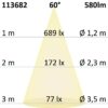 GU10 Vollspektrum LED Strahler 7W COB, 60°, 3000K, dimmbar