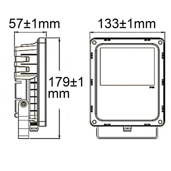 LED Fluter 10W, RGB, IP66, inkl. Funk-Fernbedienung