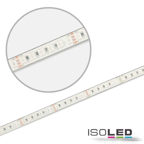 LED AQUA RGB Linear Flexband, 24V DC, 12W, IP67, 5m Rolle, 120 LED/m