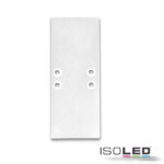 Endkappe EC66 Aluminium weiß RAL9010 für Profil 2SIDE, 2 STK, inkl. Schrauben