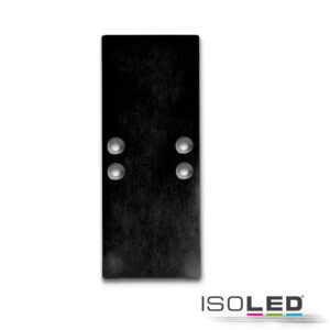 Endkappe EC66 Aluminium schwarz für Profil 2SIDE, 2 STK, inkl. Schrauben