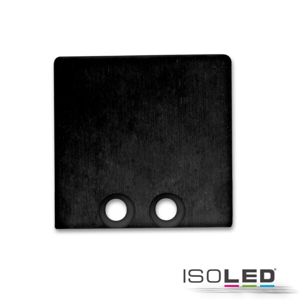 Endkappe EC 58B schwarz für Profil SURF16, 2 STK, inkl. Schrauben