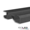 LED Sockelleistenprofil HIDE BOTTOM schwarz RAL 9005