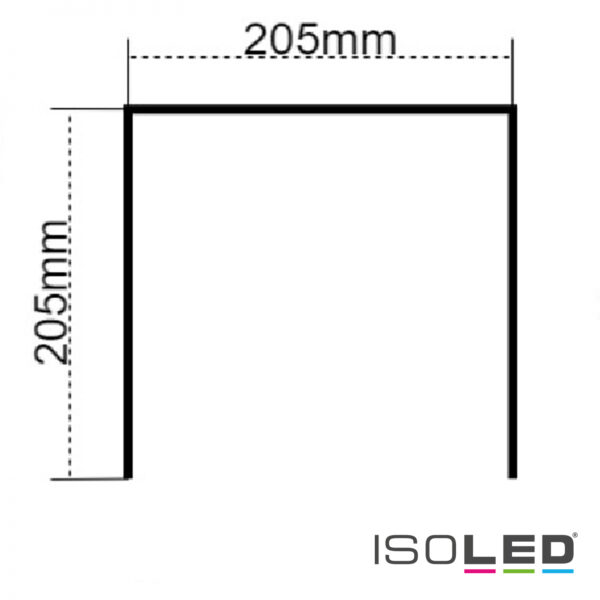 Montagebügel für LED Hallenleuchte MS 150W