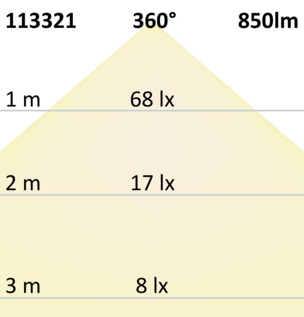 E27 T45 8W, 360°, warmweiß, dimmbar