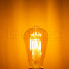 E27 Vintage Line LED ST64 Birne 8W ultrawarmweiß, dimmbar