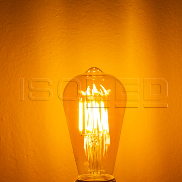 E27 Vintage Line LED ST64 Birne 8W ultrawarmweiß, dimmbar