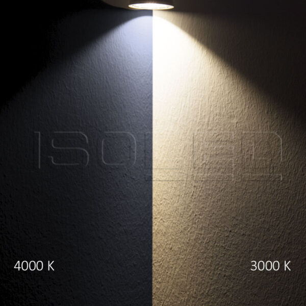 LED Einbaustrahler Sys-90, 12W, ColorSwitch 3000|4000K, dimmbar (exkl. Cover)