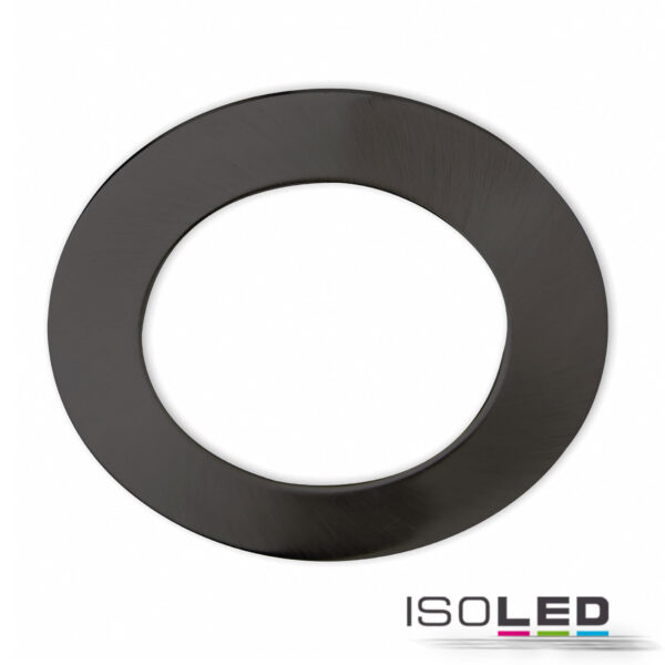 Cover Aluminium rund schwarz für Sys-90