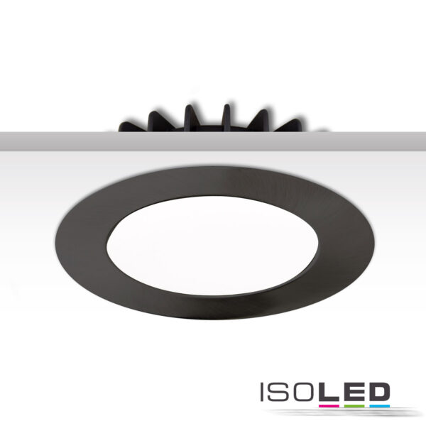 Cover Aluminium rund schwarz für Sys-90