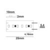 LED CRI927 Linear10 Flexband, 24V DC, 10W, IP20, 2700K, 20m Rolle, 240 LED/m