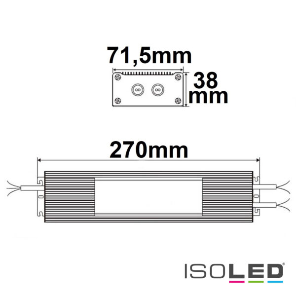 LED Trafo 24V/DC, 10-300W, IP66, SELV