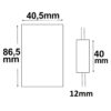 LED Strip Mini Funk PWM-Dimmer, 1 Kanal, 12-24V DC 3A
