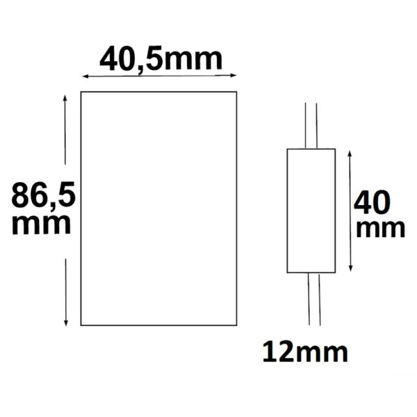 LED Strip Mini Funk PWM-Dimmer, 1 Kanal, 12-24V DC 3A