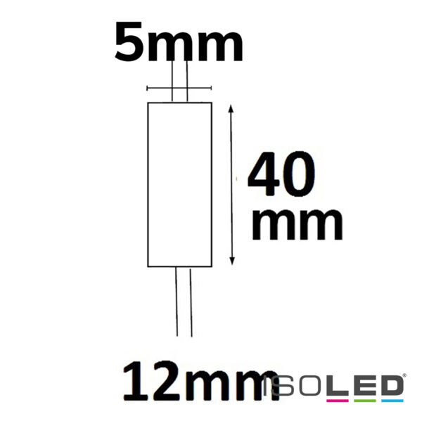 LED Strip Mini Kabel PWM-Dimmer, 1 Kanal, 12-24V DC 3A