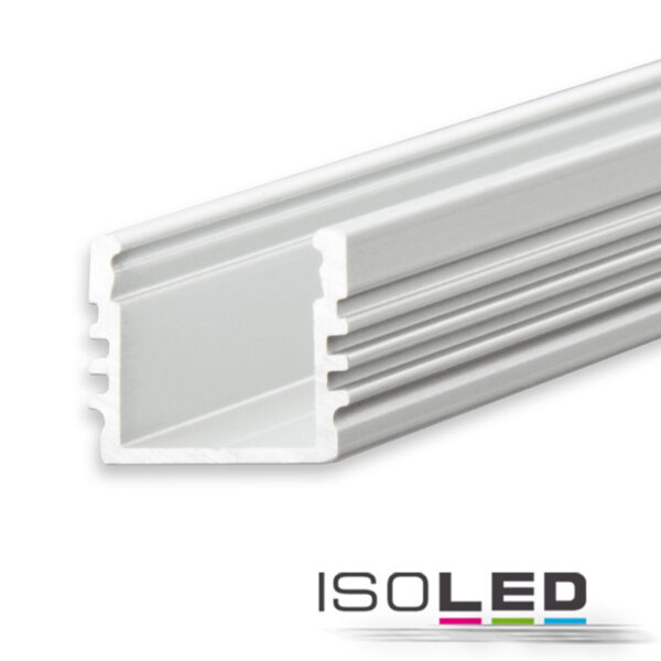 LED Aufbauprofil SURF12 Aluminium eloxiert, 550cm