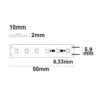 LED CRI930 CC Flexband, 24V DC, 12W, IP20, 3000K, 15m Rolle, 120 LED/m