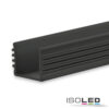 LED Aufbauprofil SURF12 BORDERLESS Aluminium schwarz pulverbeschichtet RAL 9005, 200cm