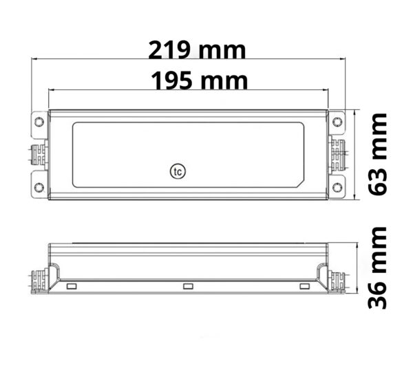 LED Trafo MW ELG-150-24B 24V/DC, 0-150W, 1-10V (60-150W) dimmbar, IP67, SELV