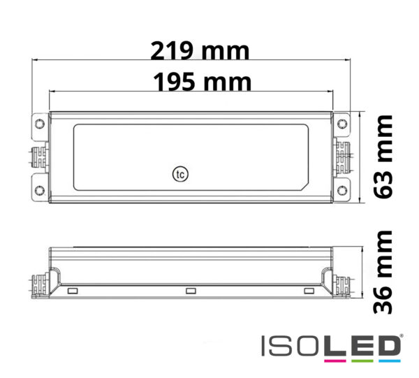 LED Trafo MW ELG-150-24B 24V/DC, 0-150W, 1-10V (60-150W) dimmbar, IP67, SELV