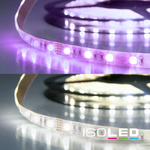 LED SIL RGB+KW Flexband, 24V DC, 19W, IP20, 4in1 Chip, 5m Rolle, 60 LED/m
