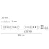 LED SIL RGB+KW Flexband, 24V DC, 19W, IP20, 4in1 Chip, 5m Rolle, 60 LED/m