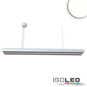 LED Hängeleuchte Raster Up&Down, 30W+30W, anreihbar, UGR<6, silber, 4000K, 1-10V dimmbar