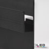 LED Trockenbauleuchte Single Curve, schwarz pulverbeschichtet 200cm