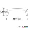 Abdeckung COVER8 opal 200cm für Profil SURF11/CORNER11