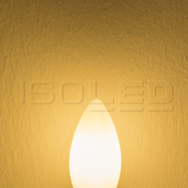 E14 LED Kerze, 4W, milky, warmweiß, dimmbar