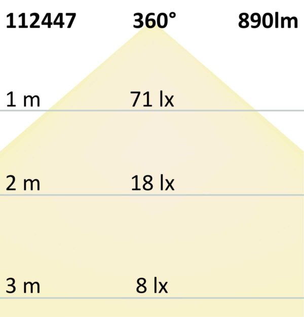 E27 LED Birne, 8W, klar, warmweiß, dimmbar