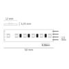 LED HEQ HighPower RGB Flexband, 24V DC, 28,8W, IP20, 5m Rolle, 120 LED/m