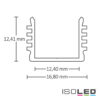 LED Aufbauprofil SURF12 BORDERLESS Aluminium eloxiert, 200cm